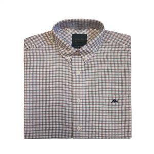 CAMISA MANGAS CORTAS CUADROS