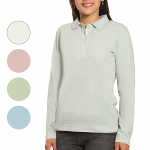 Remera lisa mangas largas - Dama